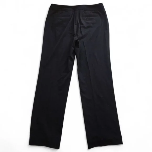 Liz Claiborne Black Straight Leg Dress Pants Size 14 Audra Style - Picture 4 of 8